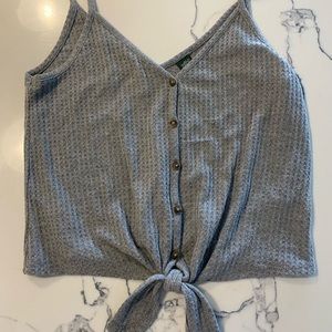 Tie up tank top